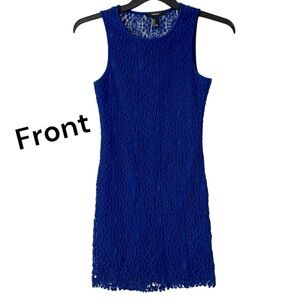 Forever 21 Royal Blue Lace Dress junior’s size S